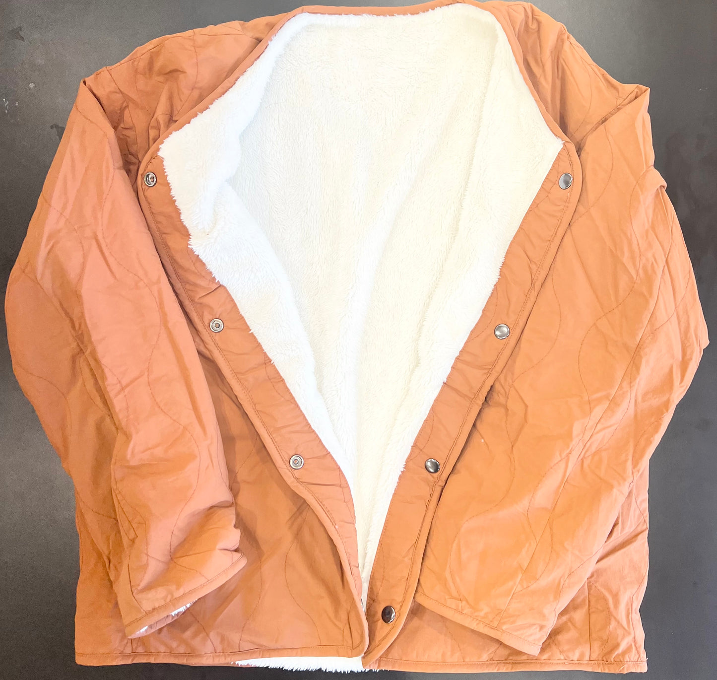 HAZEL SHERPA LINED JACKET