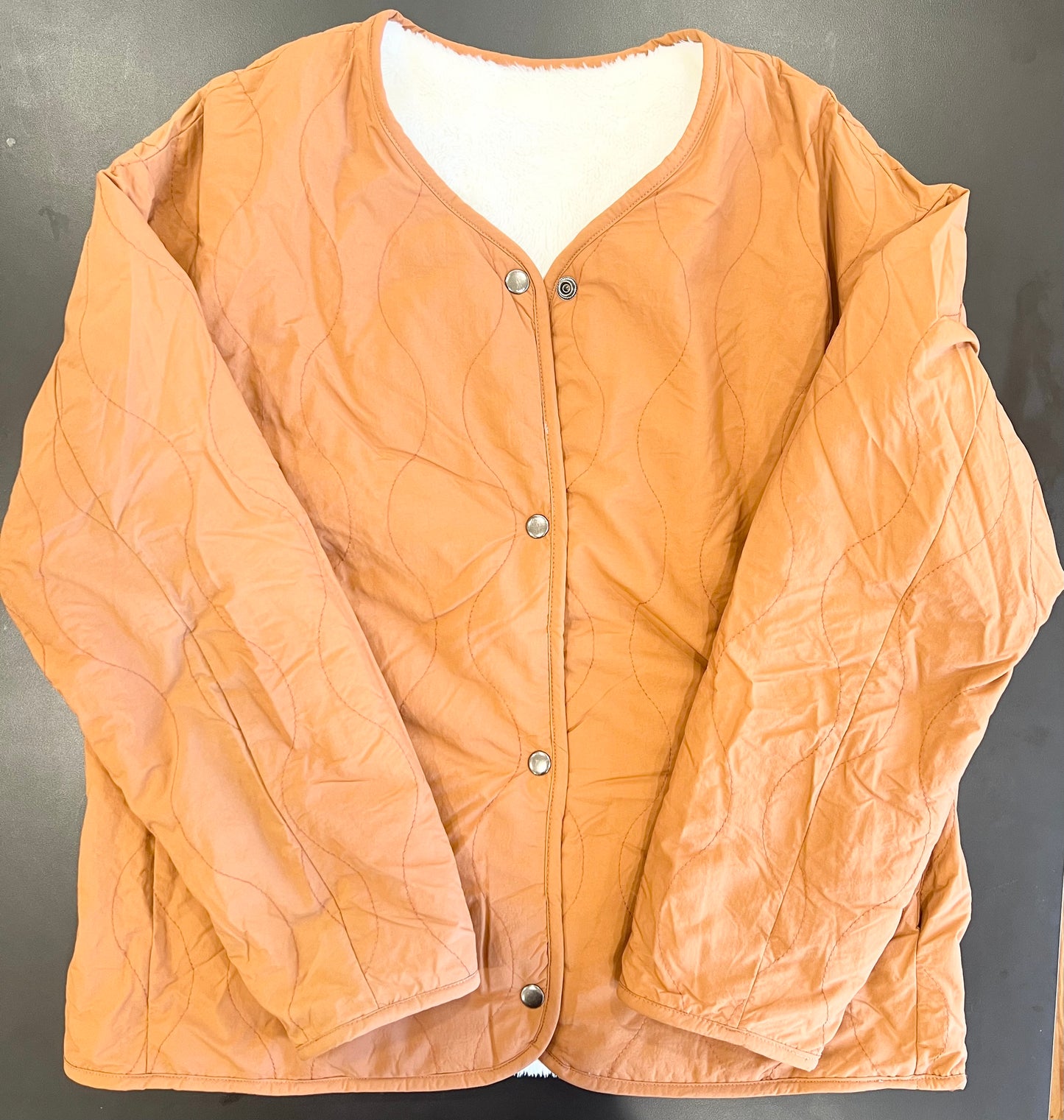 HAZEL SHERPA LINED JACKET