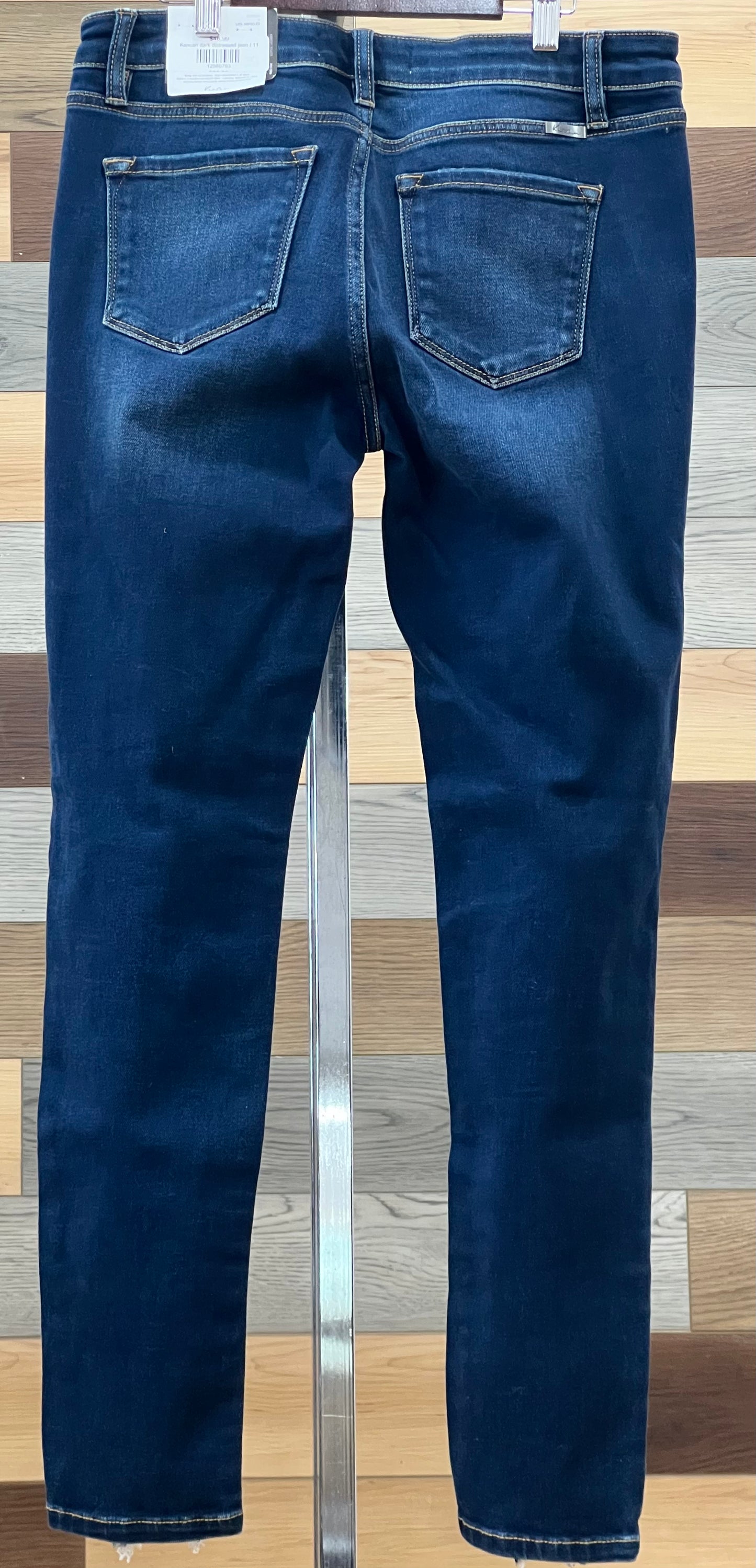 Kancan Dark Distressed Jean