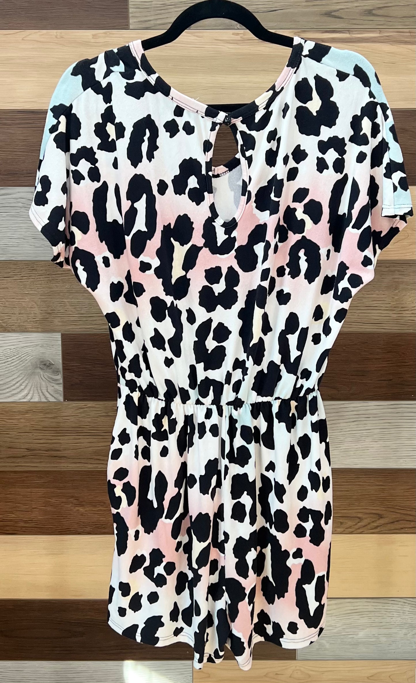 Cheetah Print Romper