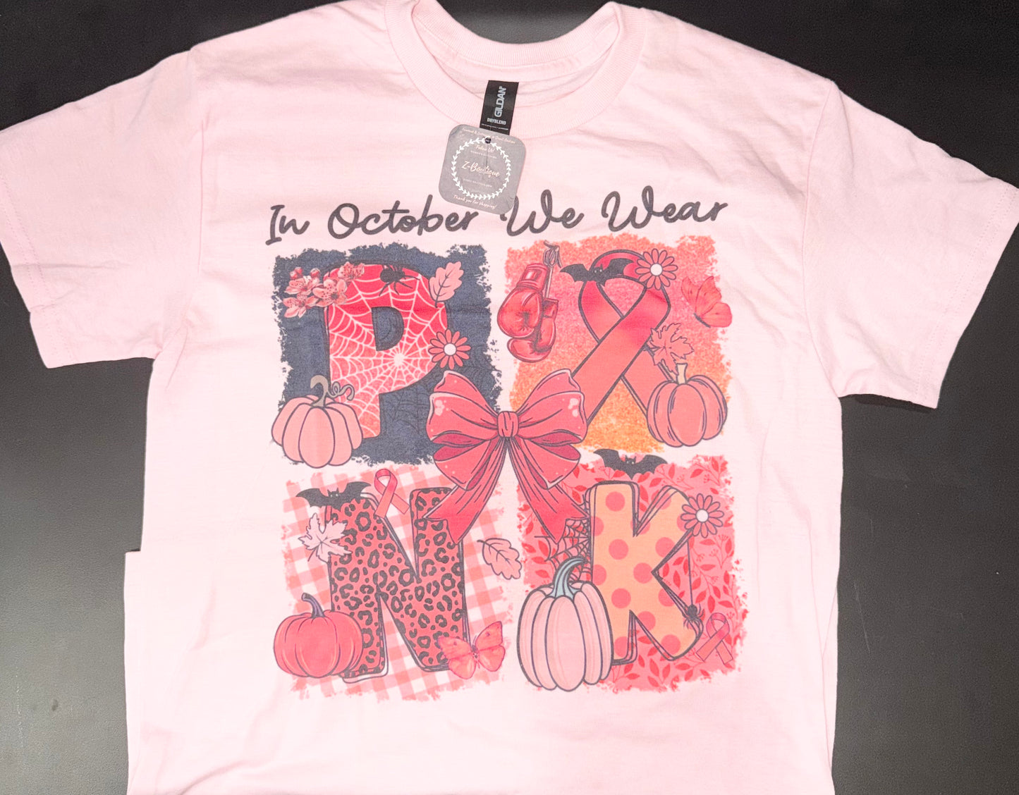 In October we wear Pink Tee