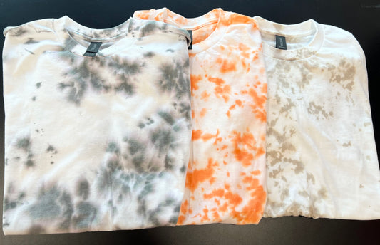 Tie dye blank T shirt