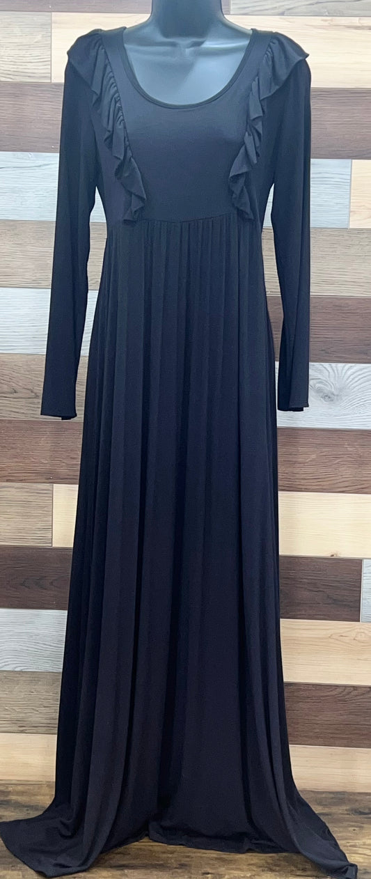 Beeson River Black Floor Length Dress