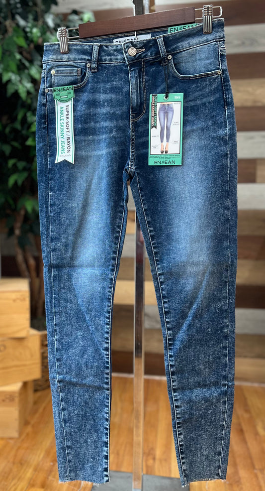 Super Soft Acid Wash Skinny Jeans