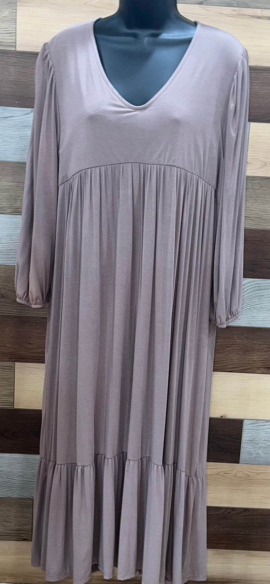 Beeson River Taupe Plus Dress