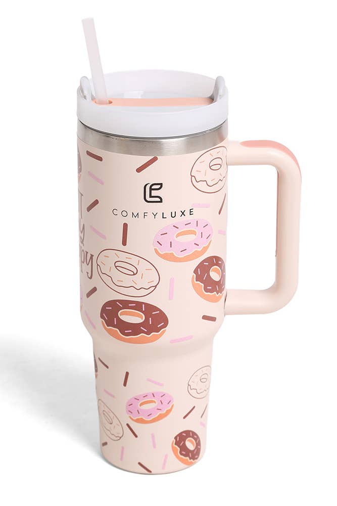 Donuts 40oz Handle Tumbler