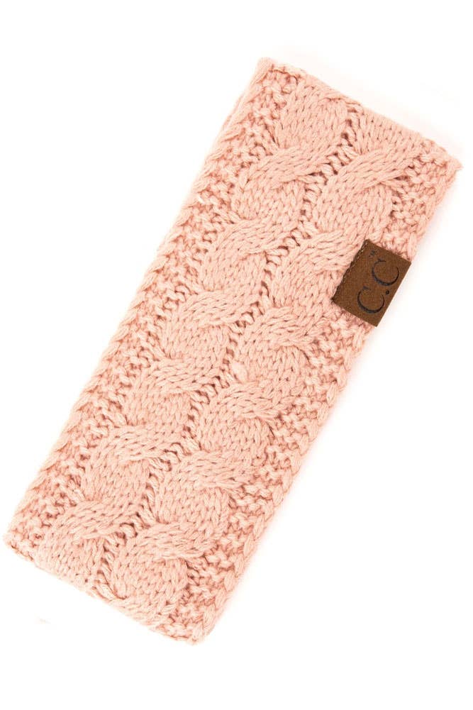 C.C Cable Knit Solid Headband
