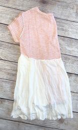 Pink Boho Flare Back Blouse