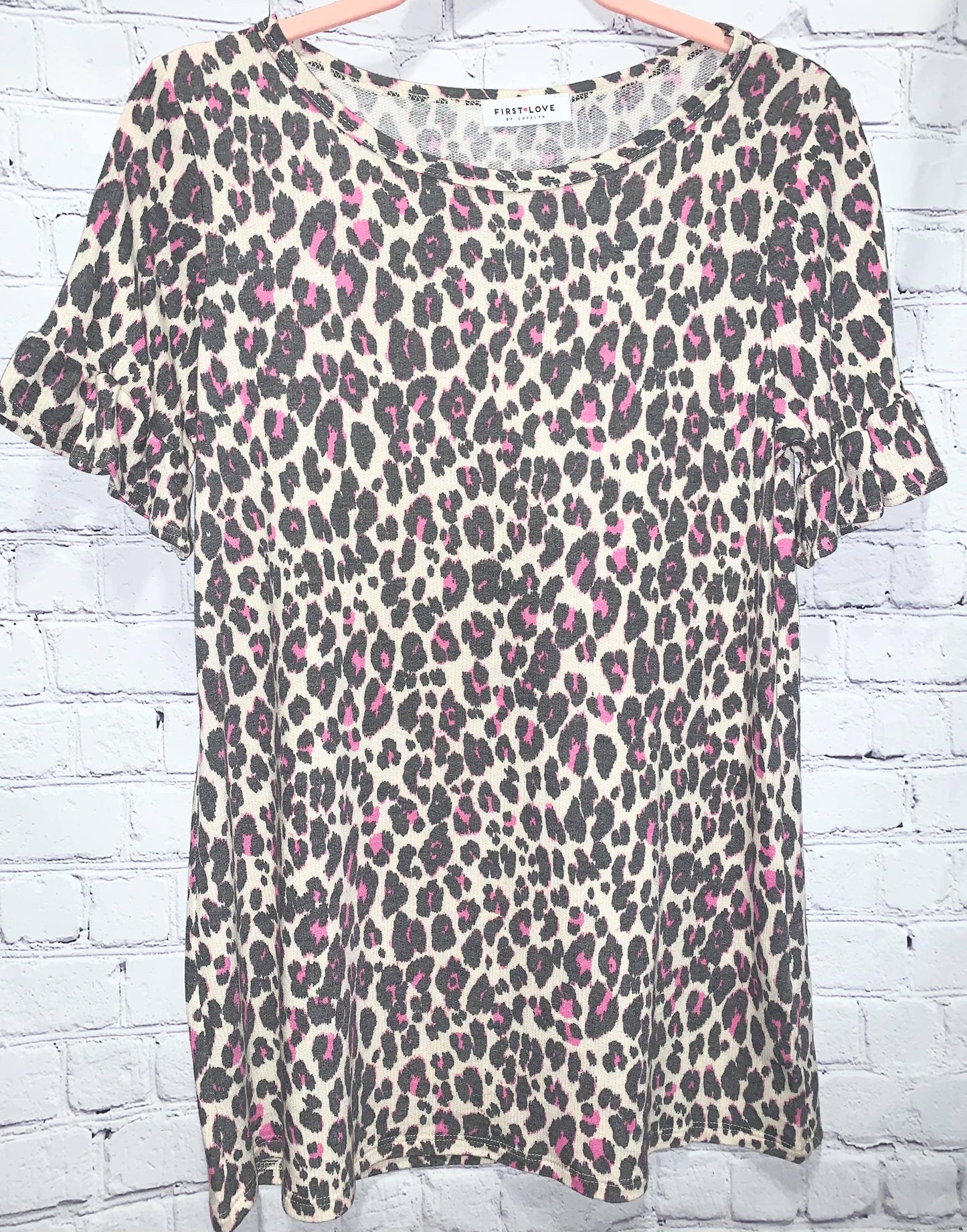 Pink Cheetah Blouse