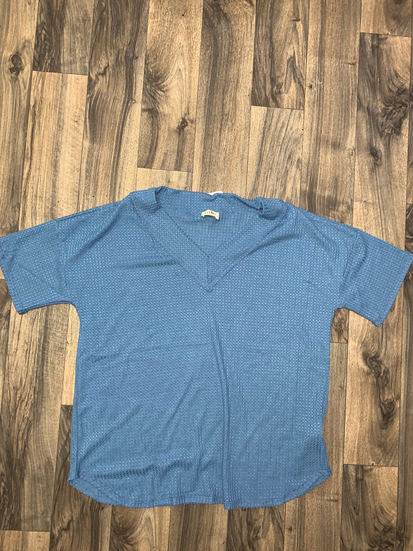 Waffle Knit Sweater Tee