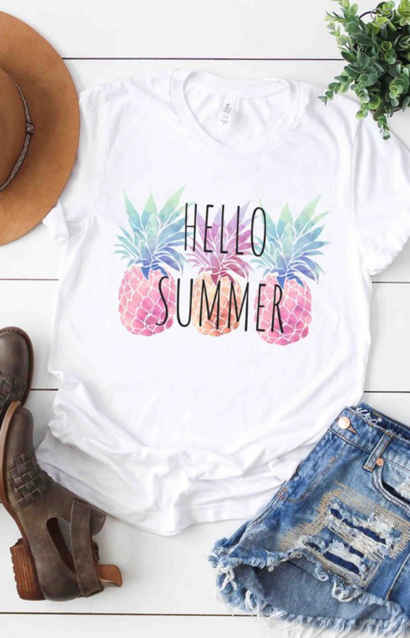 Hello Summer Graphic Tee