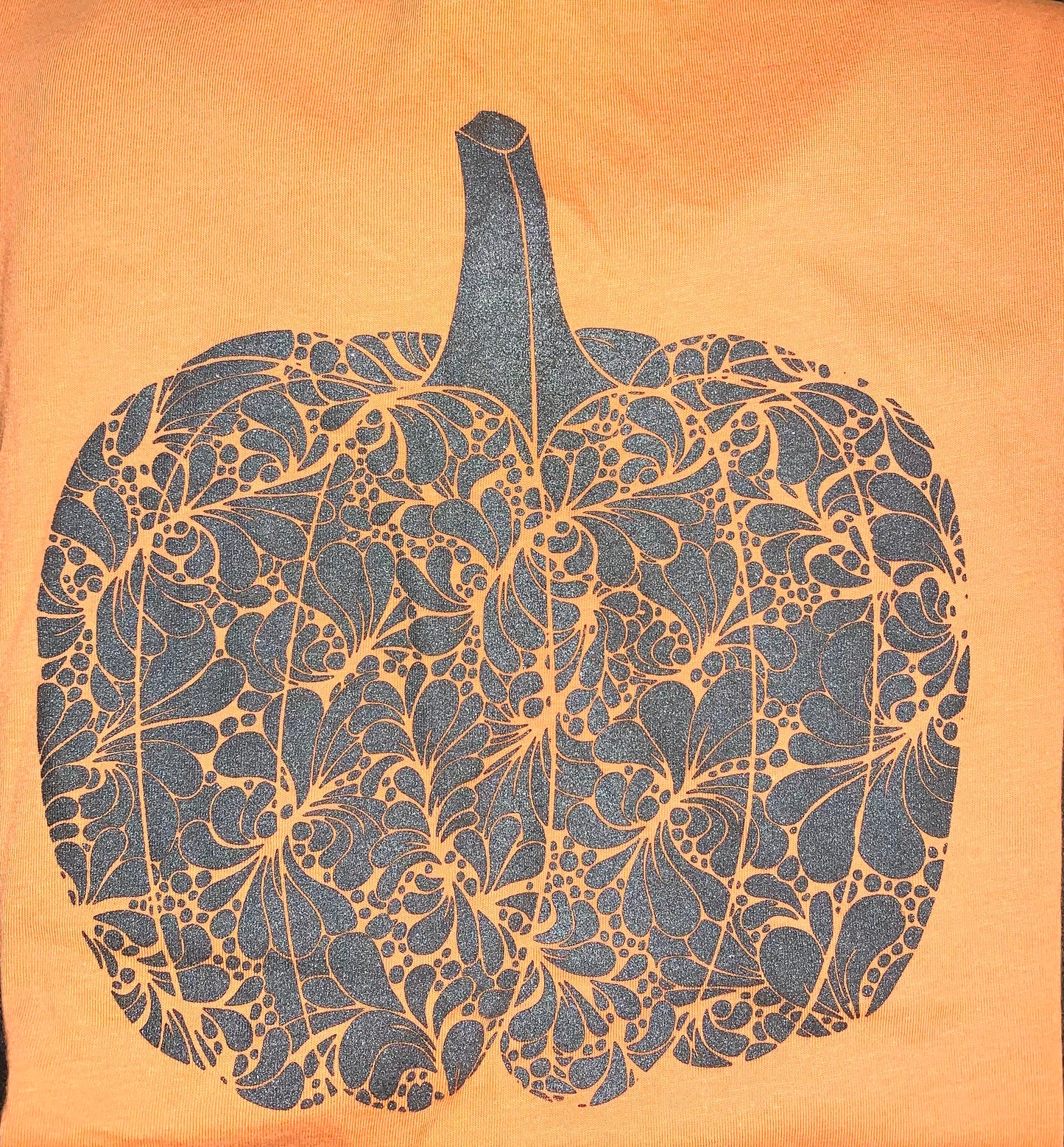 Glitter Pumpkin Tee