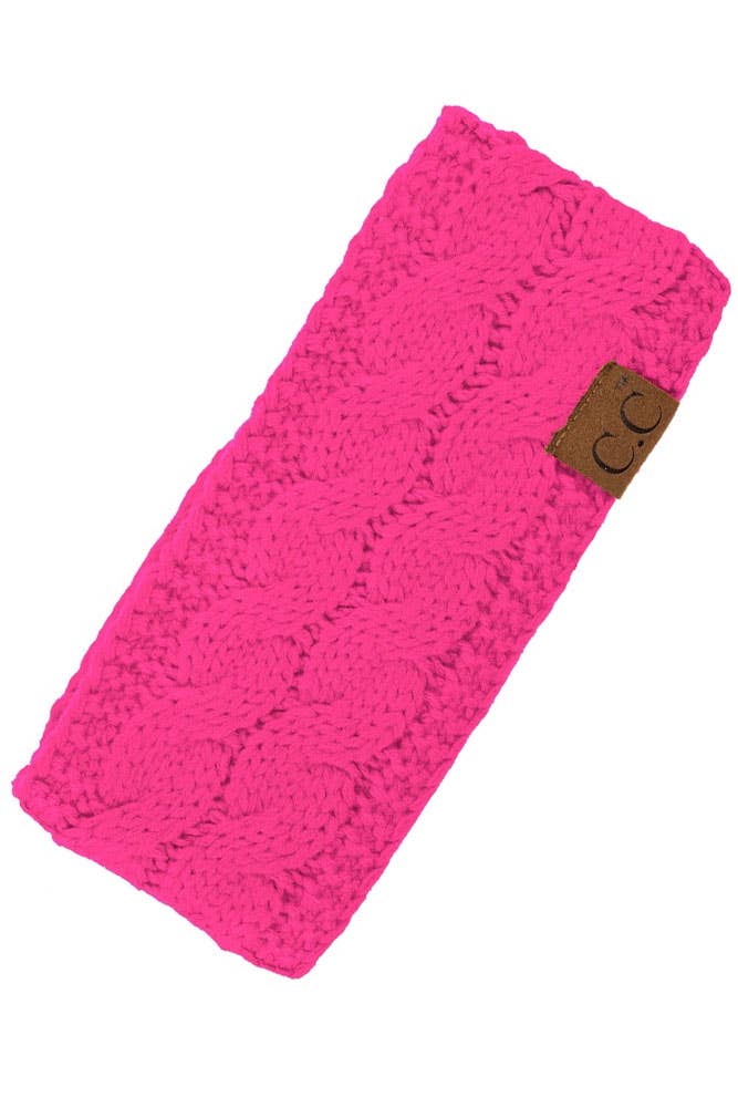 C.C Cable Knit Solid Headband