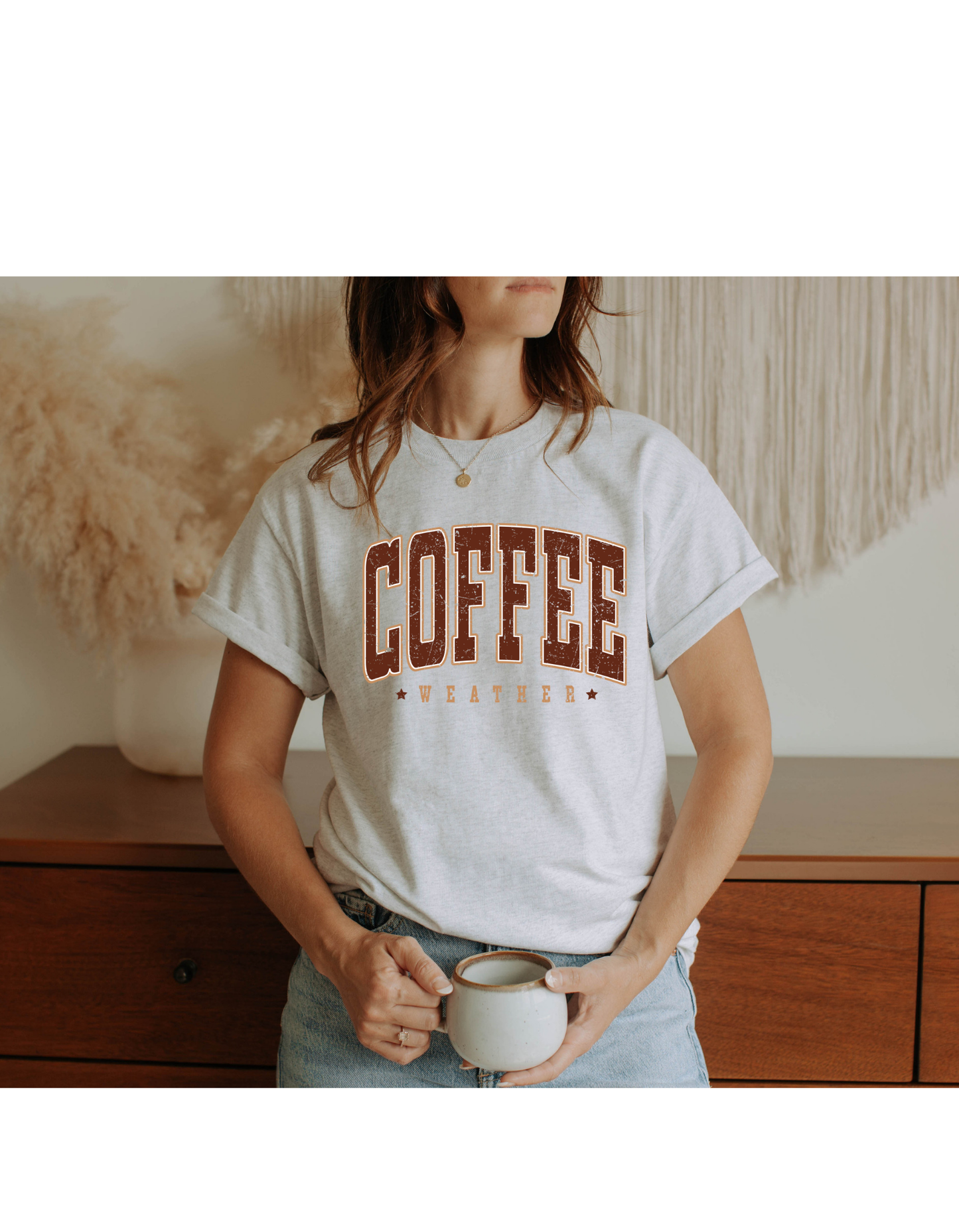Coffee weather crewneck sweatshirt