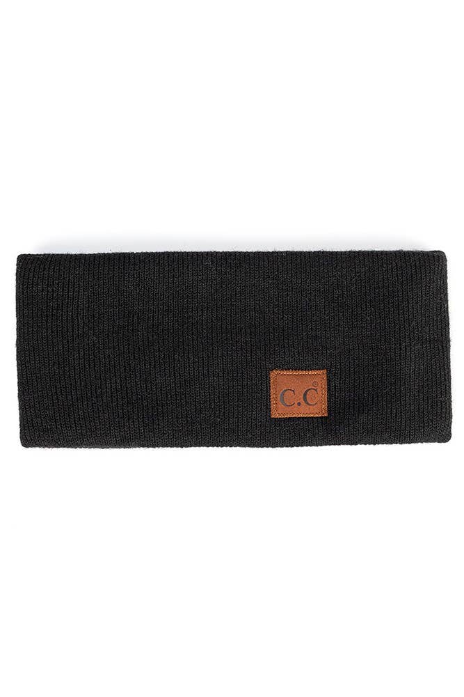 C.C Heather Knit Plain Head Wrap