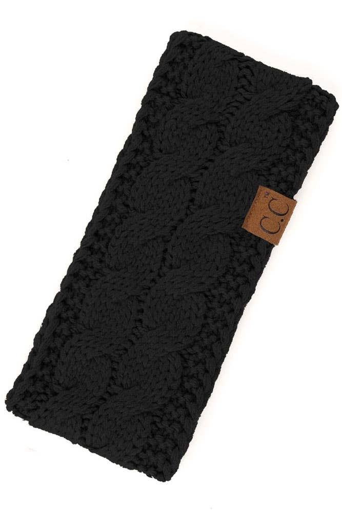 C.C Cable Knit Solid Headband