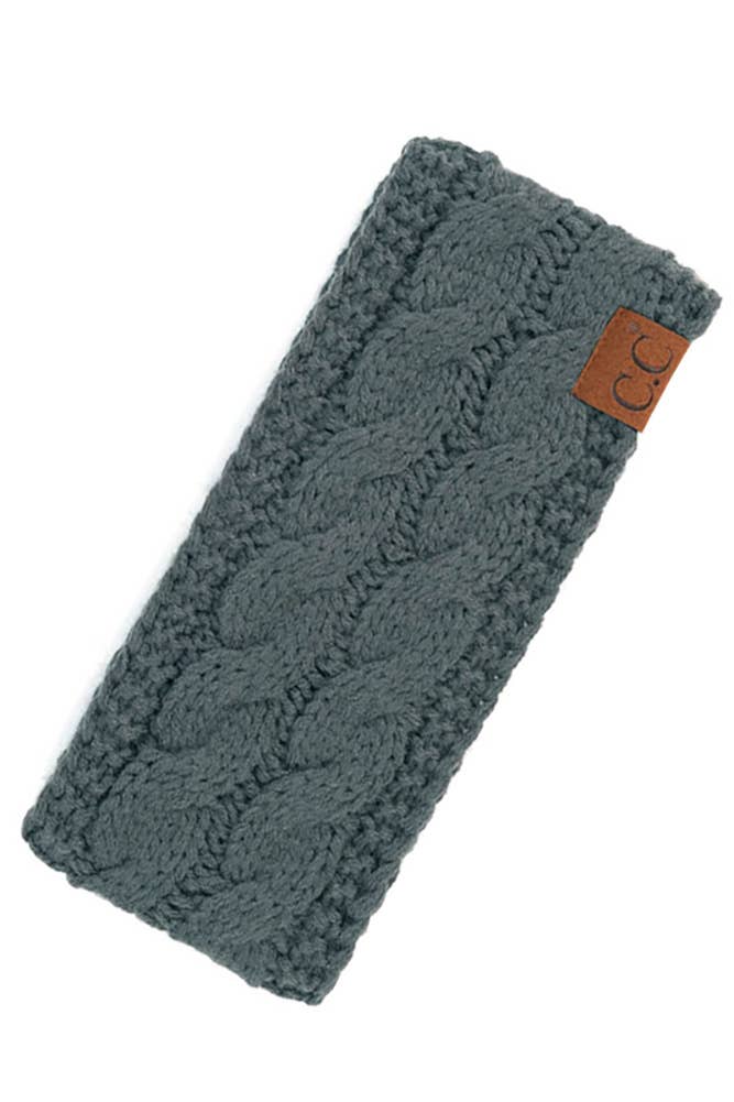 C.C Cable Knit Solid Headband