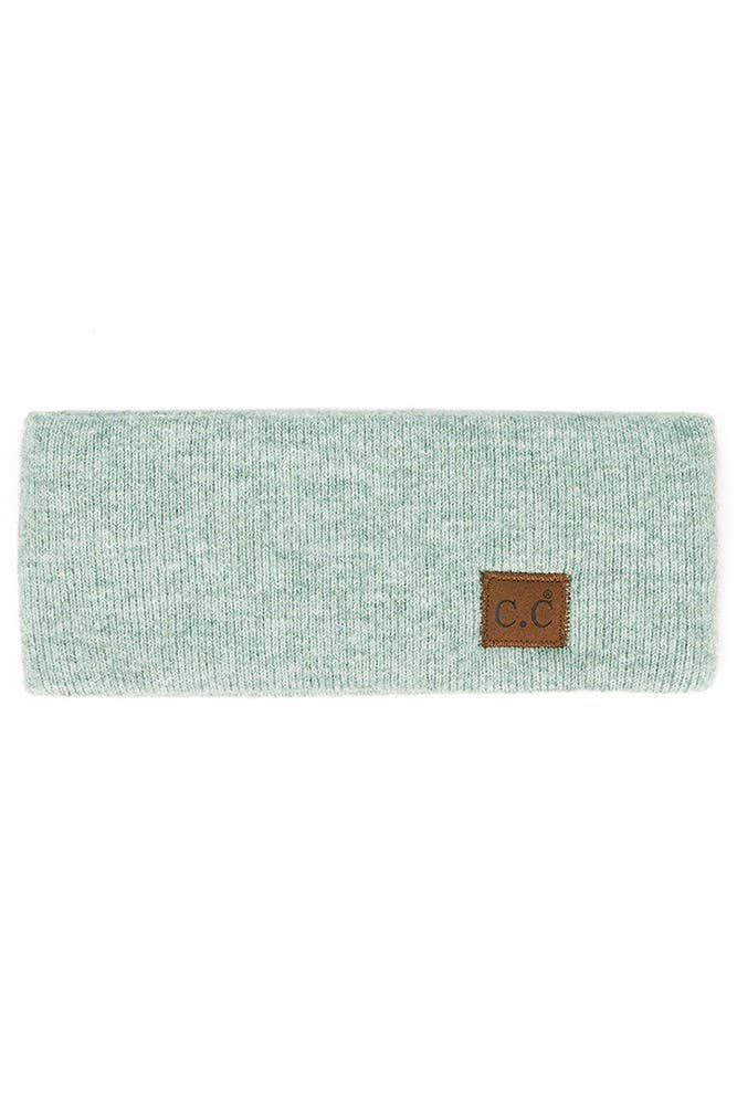 C.C Heather Knit Plain Head Wrap