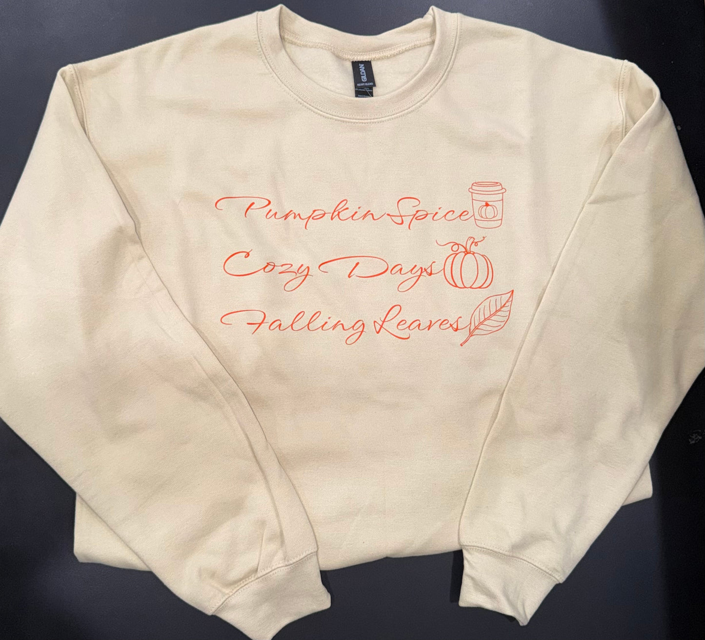 🎃Pumpkin Spice/Cozy Days/Falling Leaves Crewneck 🍂🍁