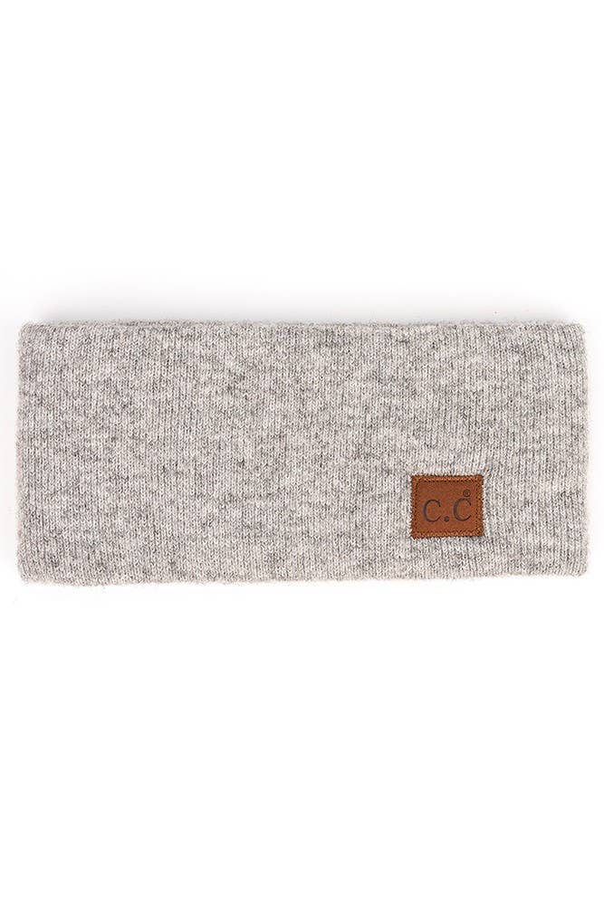 C.C Heather Knit Plain Head Wrap