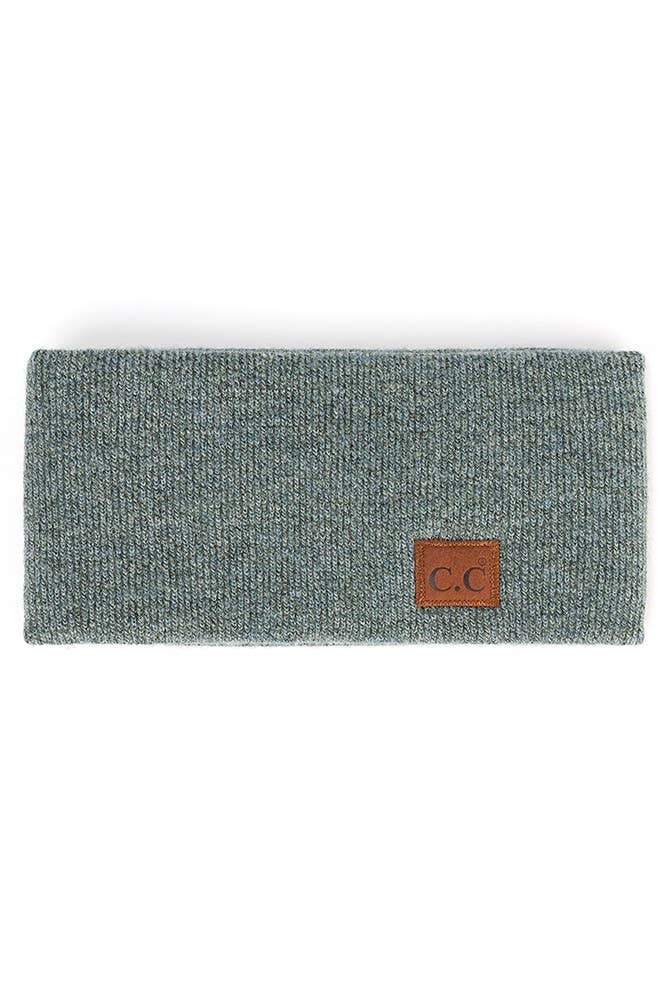 C.C Heather Knit Plain Head Wrap