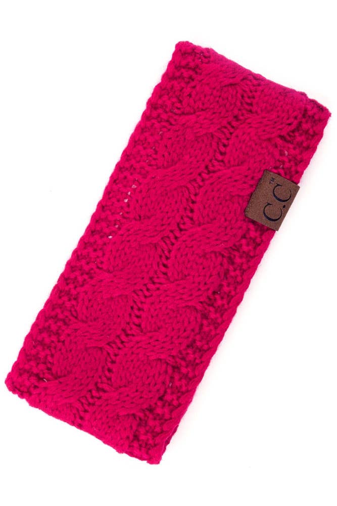 C.C Cable Knit Solid Headband