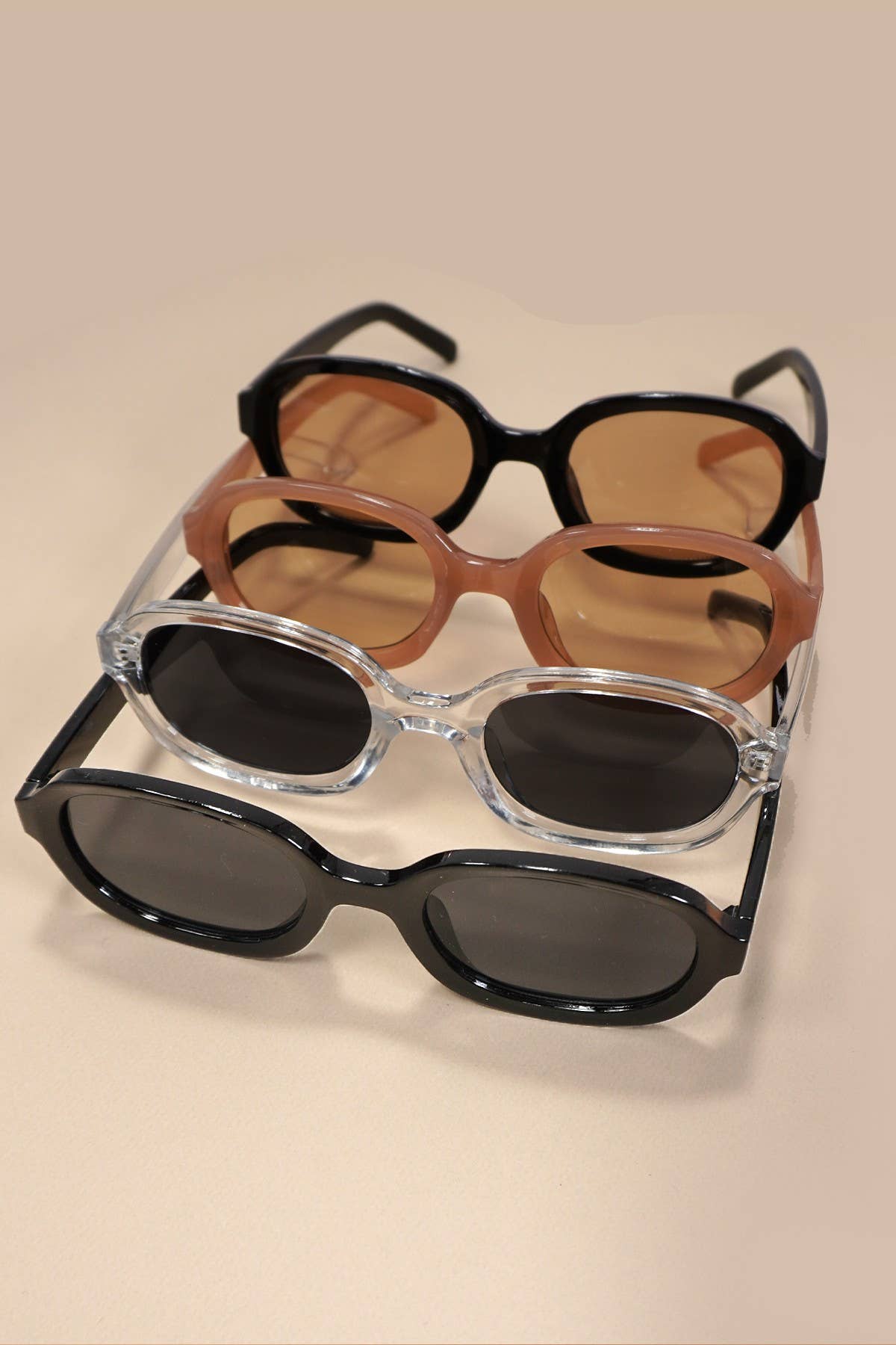 OVERSIZED RETRO FRAME SUNGLASSES | 40SG816-12 Pack