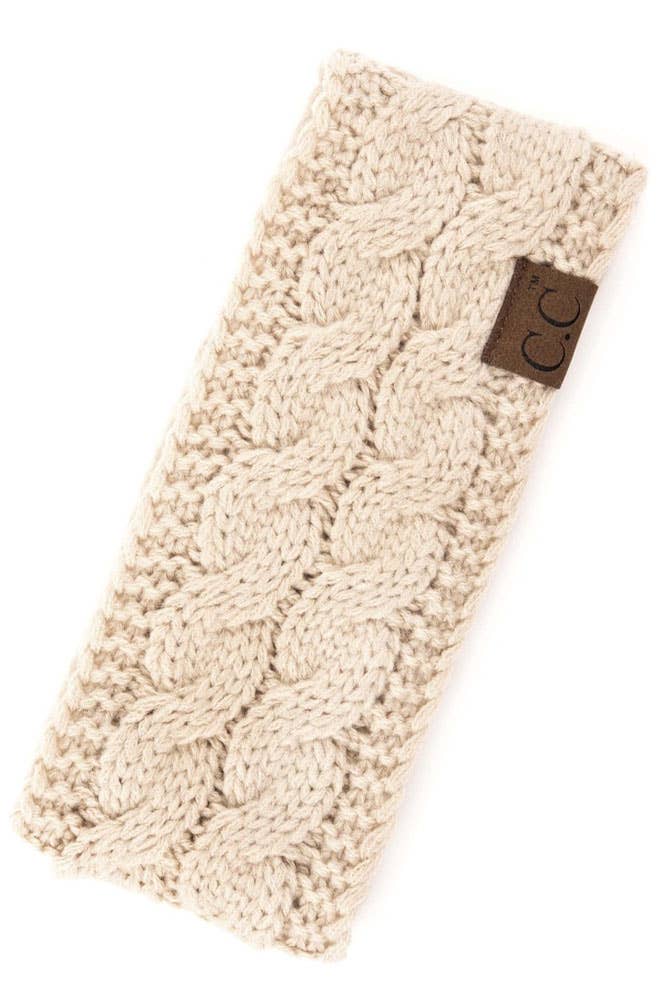 C.C Cable Knit Solid Headband
