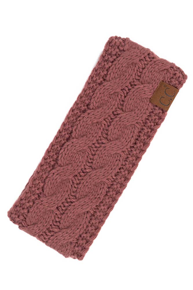 C.C Cable Knit Solid Headband