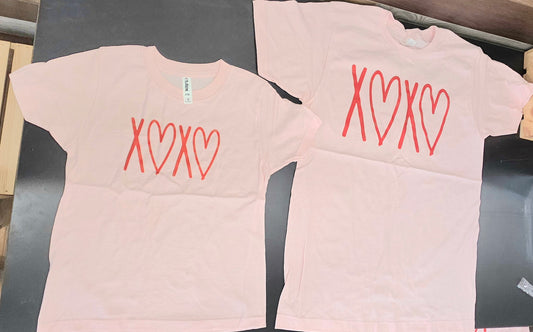 X❤️X❤️ Hearts Tee - Mini & Me