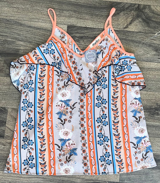 Floral V-Neck Tank