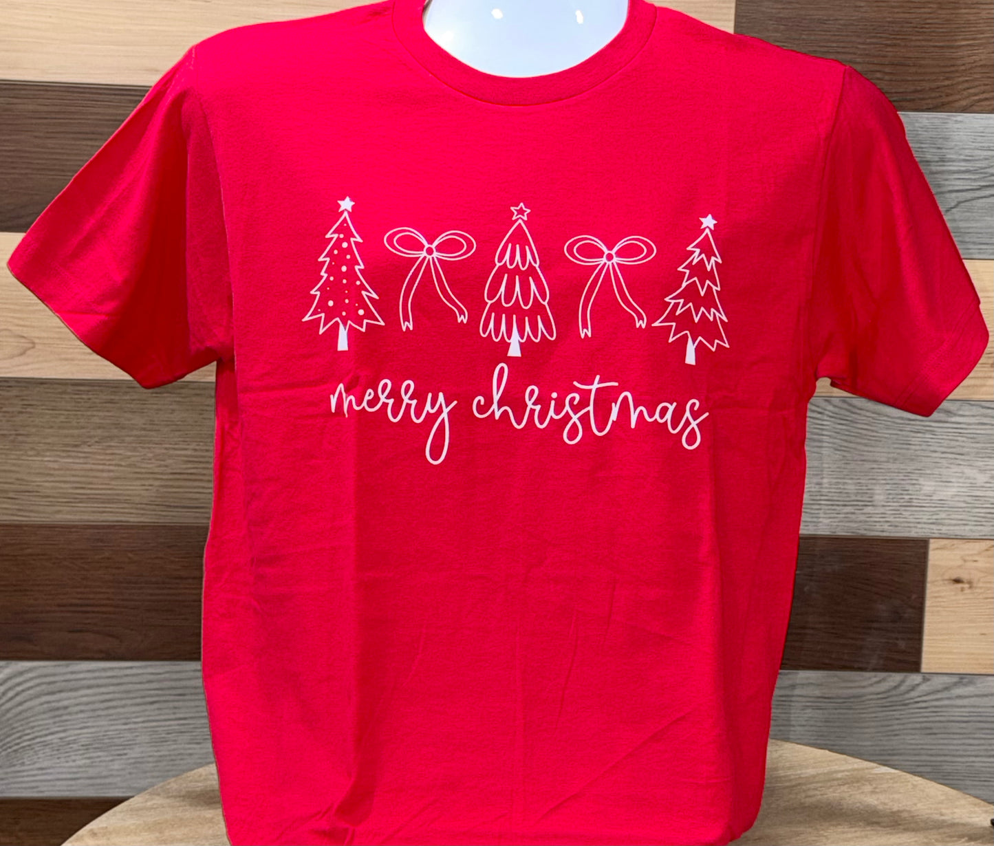 Red Merry Christmas Tee