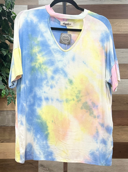 Tie Die Choker Blouse