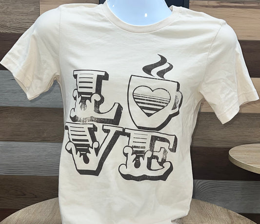 Love Coffee Tee