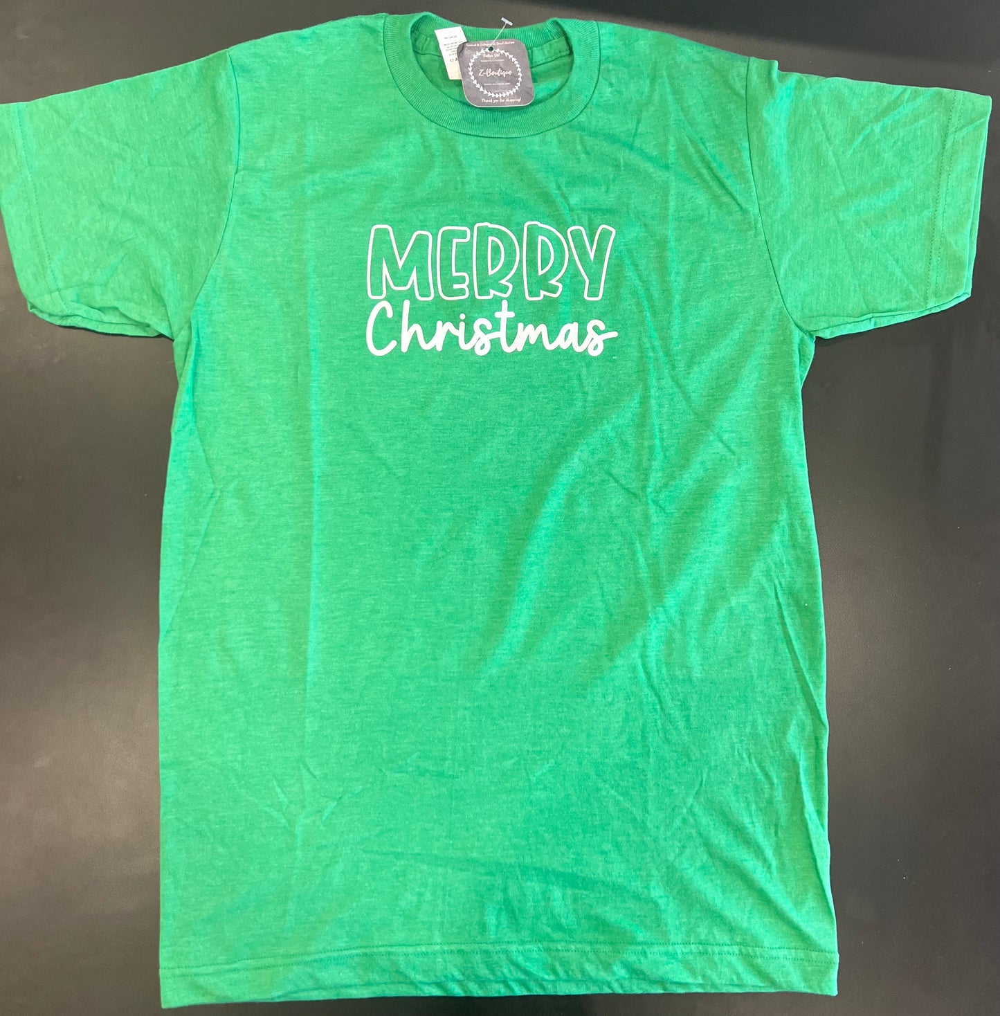 Merry Christmas Green Tee