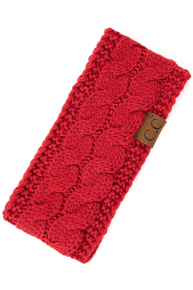 C.C Cable Knit Solid Headband