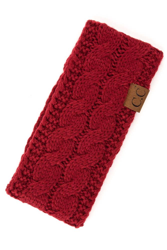 C.C Cable Knit Solid Headband