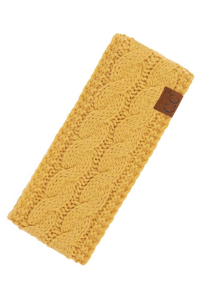 C.C Cable Knit Solid Headband
