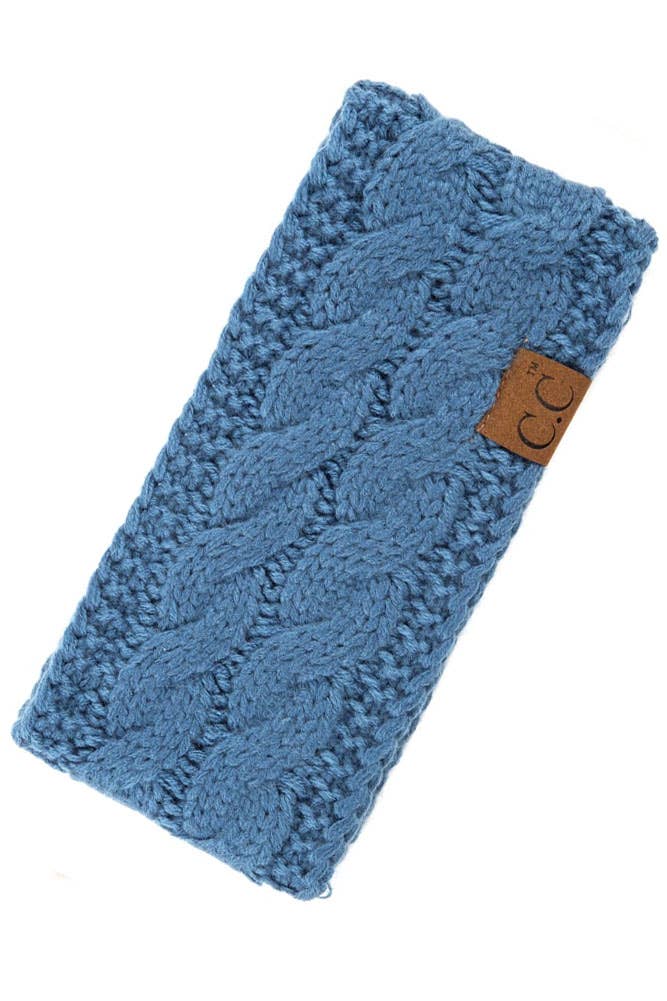 C.C Cable Knit Solid Headband