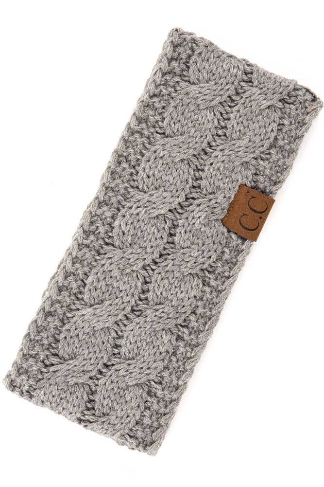 C.C Cable Knit Solid Headband