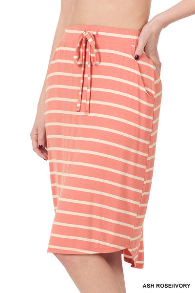 Ash Rose stripe Skirt