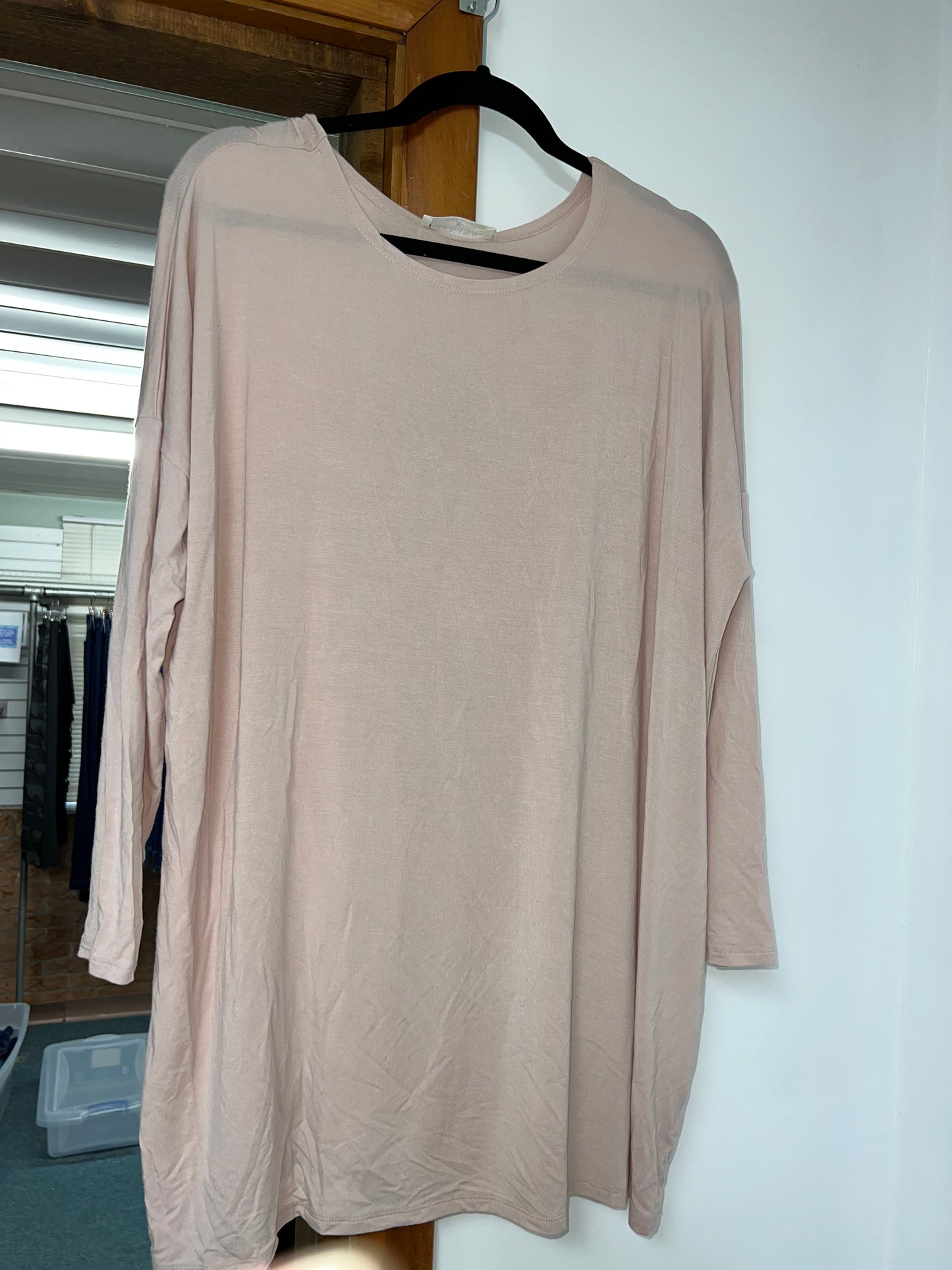 Dusty Blush Dolman Long Sleeve