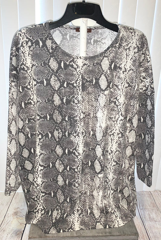 Snakeskin Top