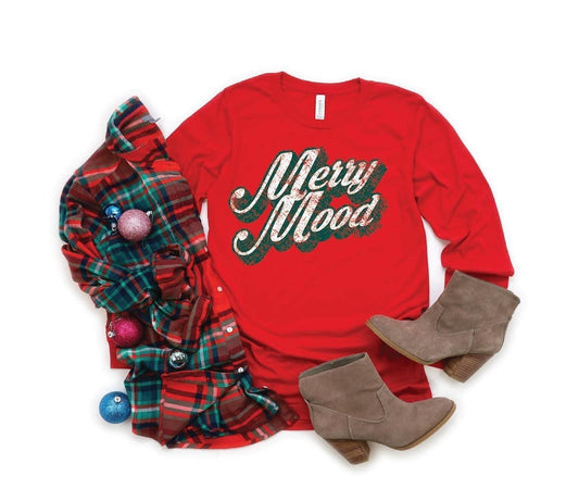 Merry Mood Long Sleeve Tee